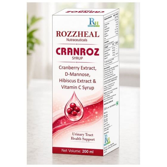 CRANROZ — Cranberry Extract, D-Mannose & Potassium Magnesium Citrate Syrup by Rozzheal Pvt Ltd